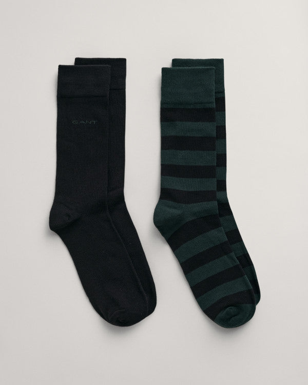 GANT Barstripe And Solid Socks 2-Pack/Čarape 2/1 9960261