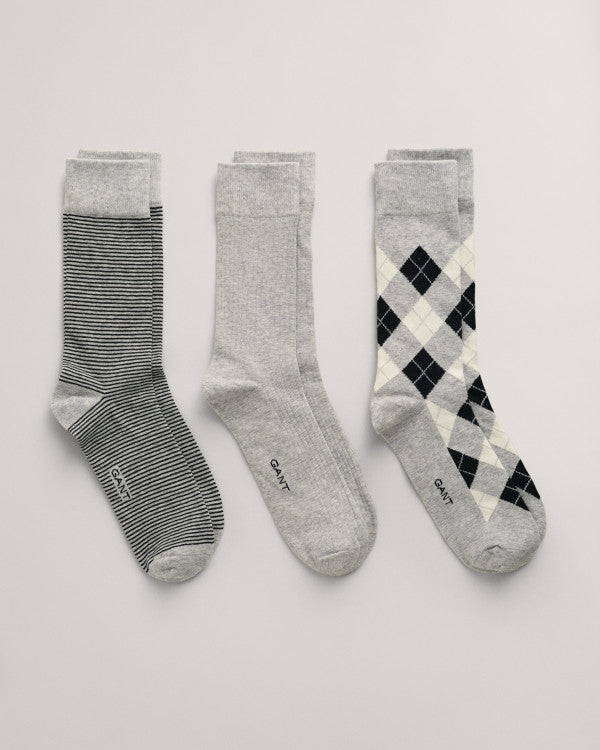 GANT Argyle Socks 3-Pack/ Čarape 3/1 9960273