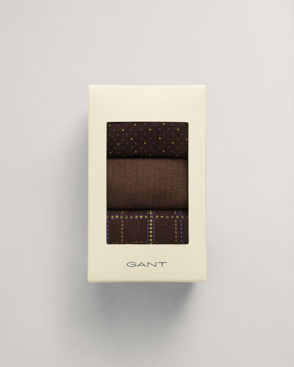 GANT Check Socks 3-Pack Gift Box/Čarape 3/1 9960277