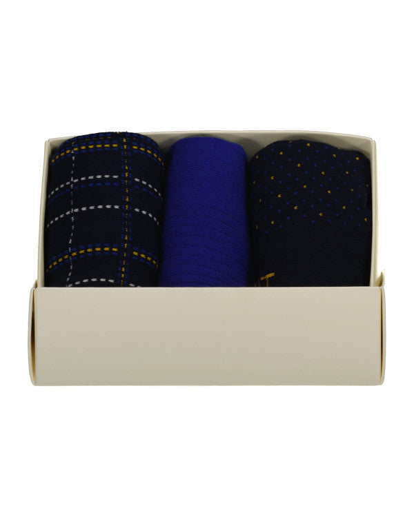 GANT Check Socks 3-Pack Gift Box/Čarape 3/1 9960277