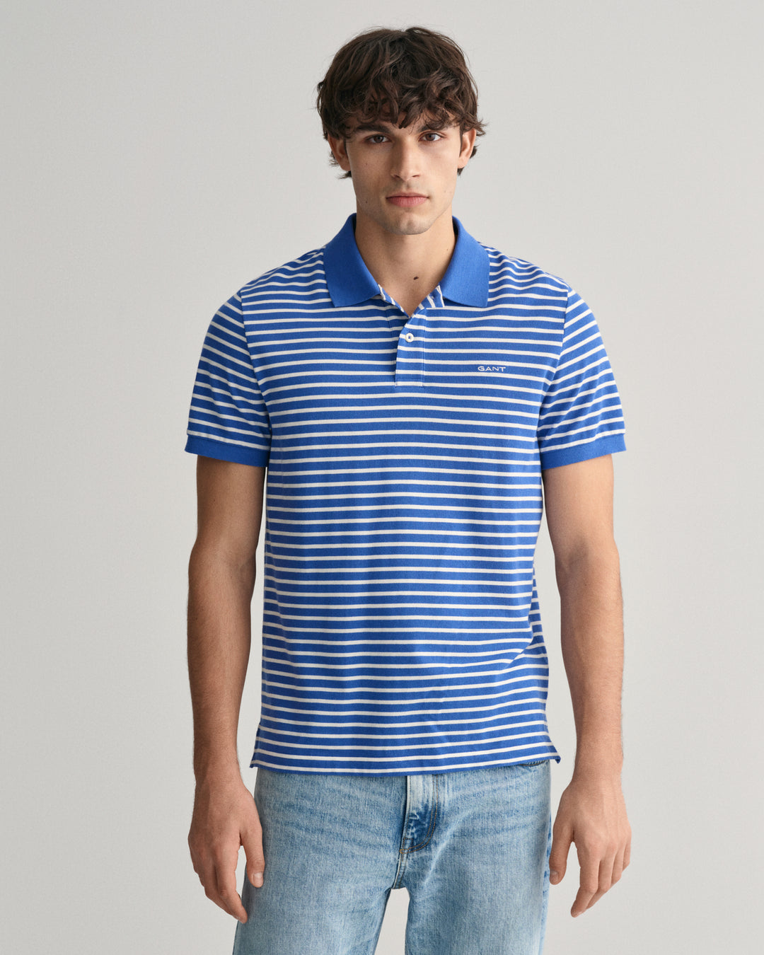 GANT Striped Ss Pique Polo/Polo majica 2013038