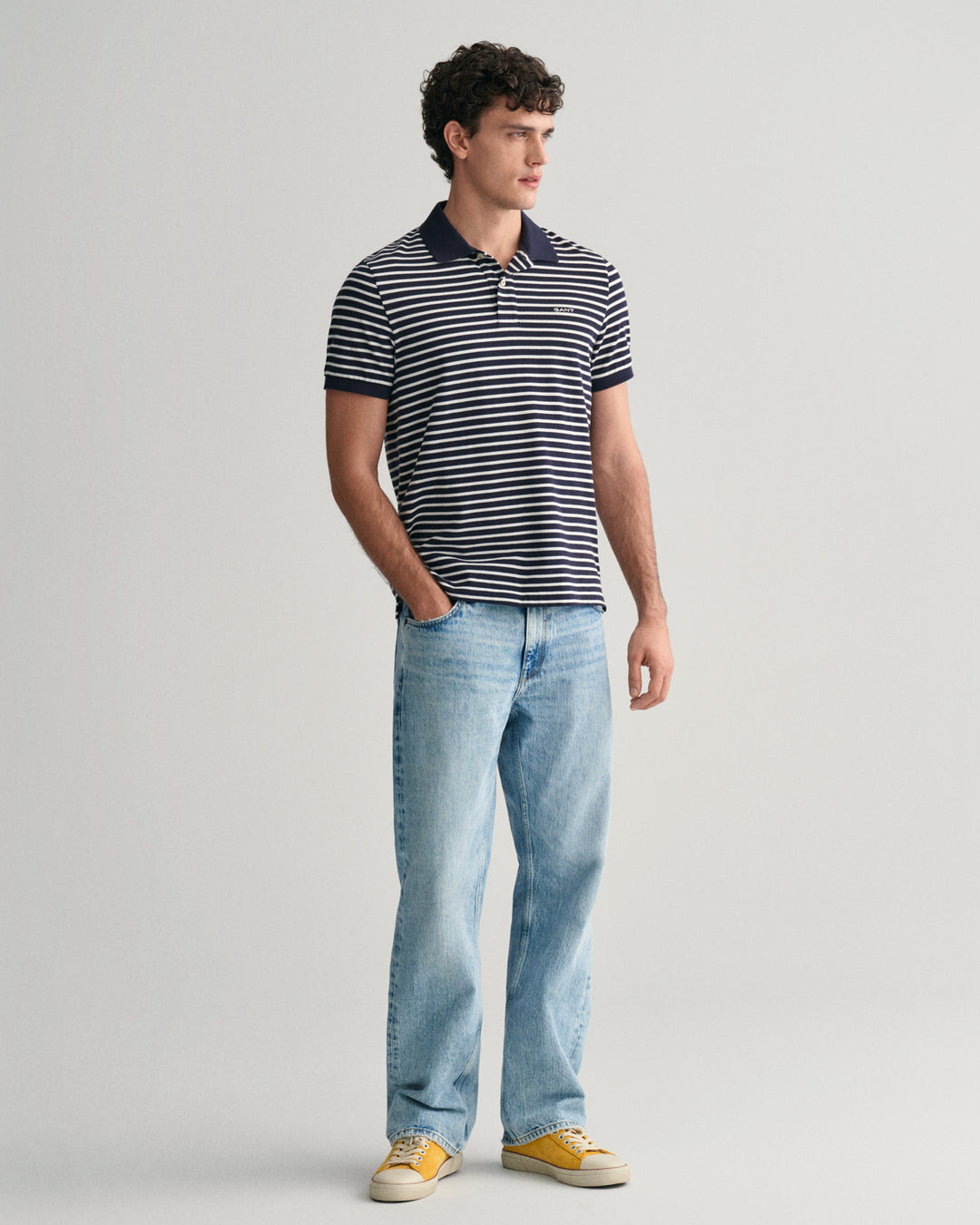 GANT Striped Ss Pique Polo/Polo majica 2013038