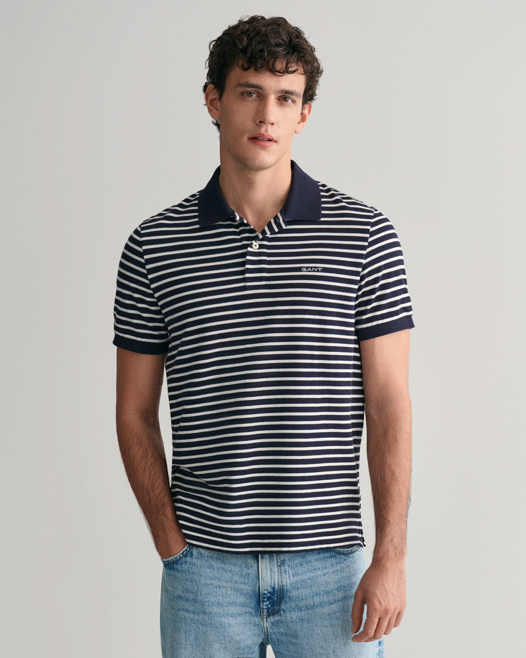 GANT Striped Ss Pique Polo/Polo majica 2013038