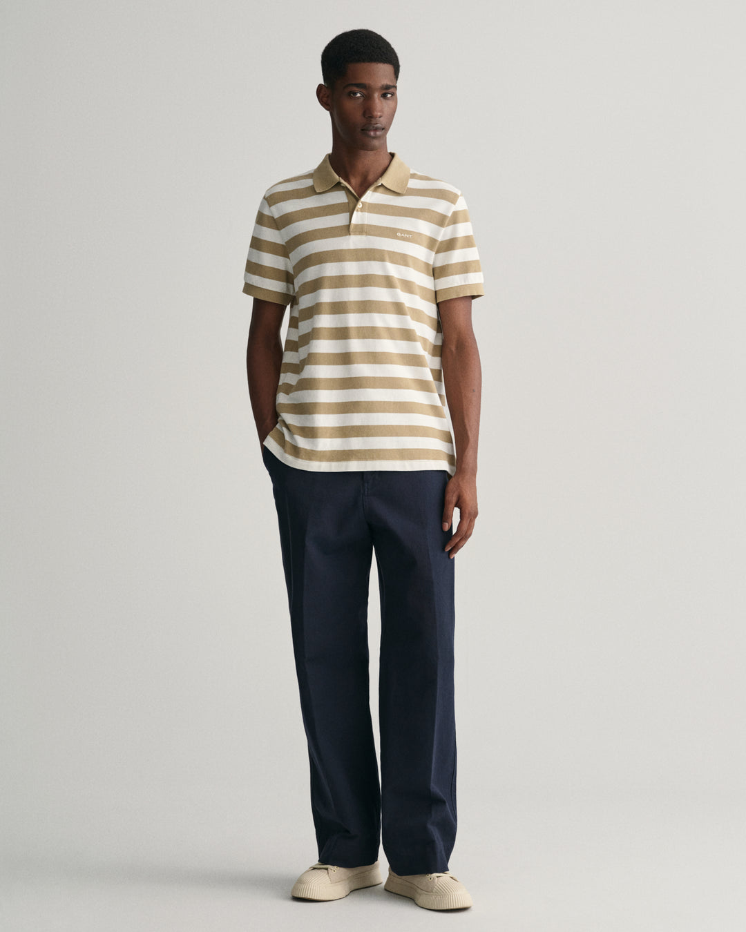 GANT Stripe Ss Pique Polo/Polo majica 2013040