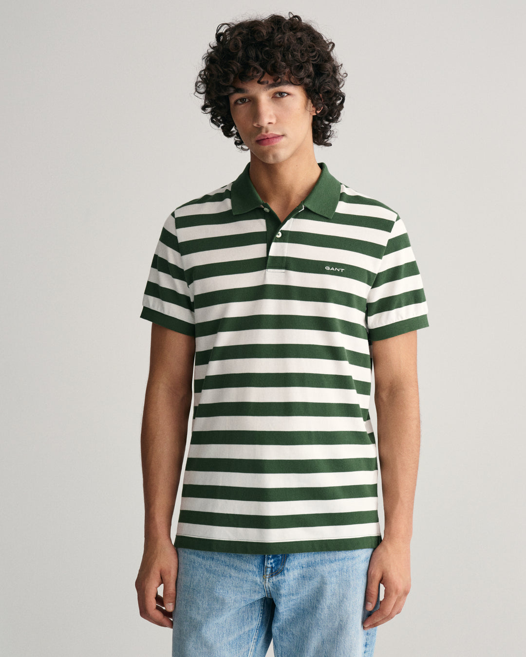 GANT Stripe Ss Pique Polo/Polo majica 2013040