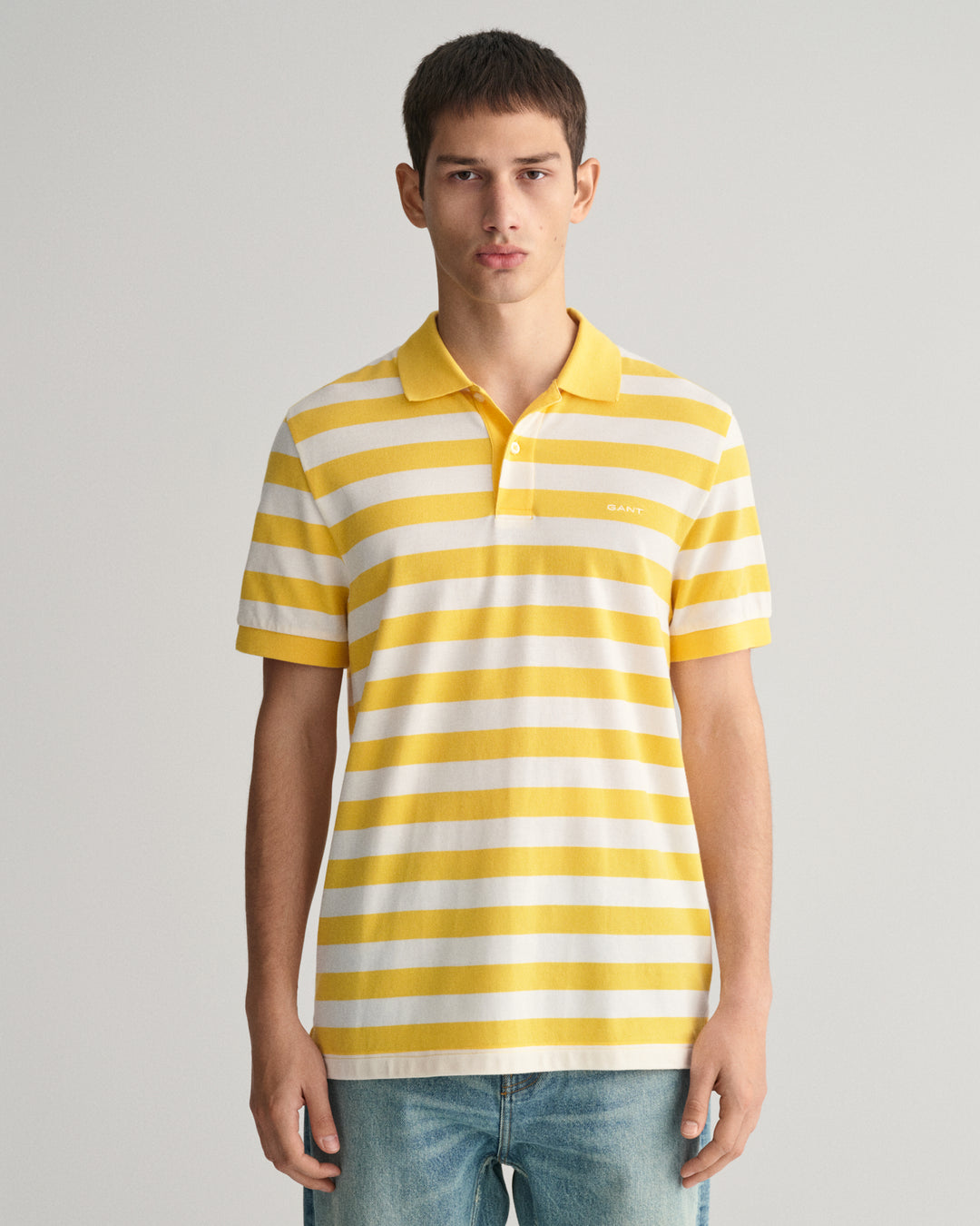 GANT Stripe Ss Pique Polo/Polo majica 2013040