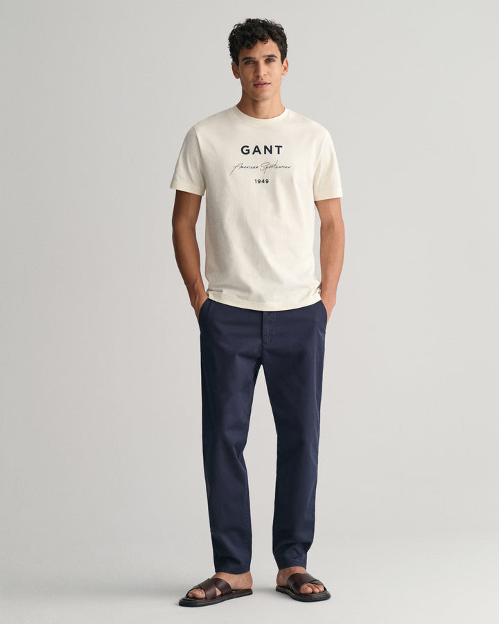 GANT Logo Script Printed Ss T-Shirt/Majica 2013070