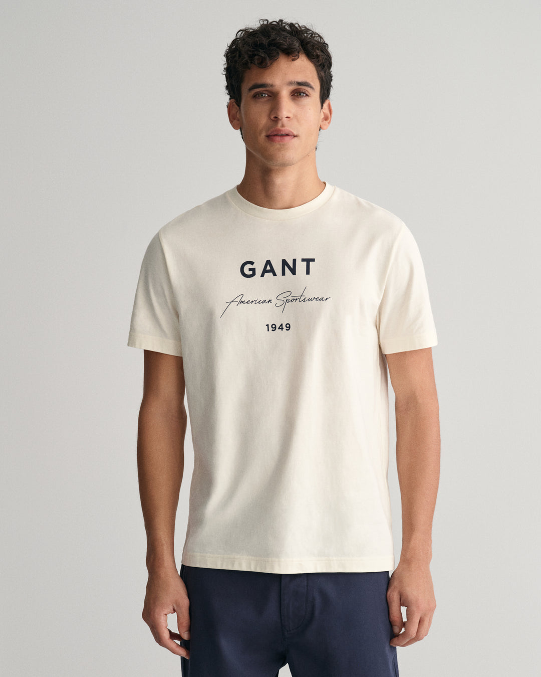 GANT Logo Script Printed Ss T-Shirt/Majica 2013070