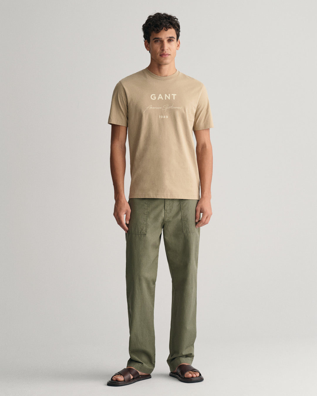 GANT Logo Script Printed Ss T-Shirt/Majica 2013070