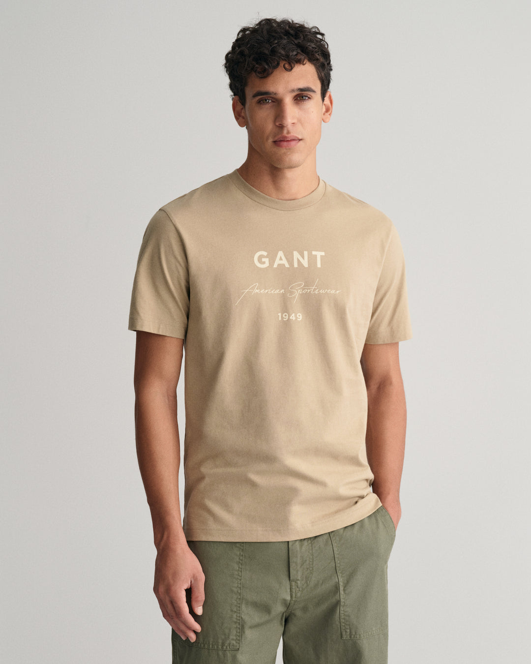 GANT Logo Script Printed Ss T-Shirt/Majica 2013070