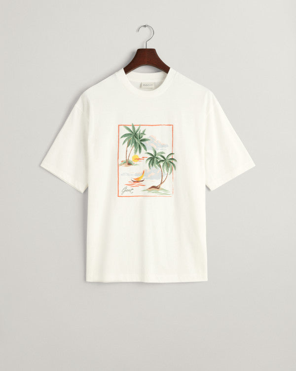 GANT Hawaii Printed Graphic Ss T-Shirt/Majica 2013080