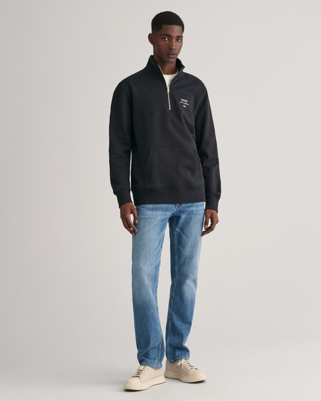 GANT Logo Script Jersey Halfzip/Duks 2037044