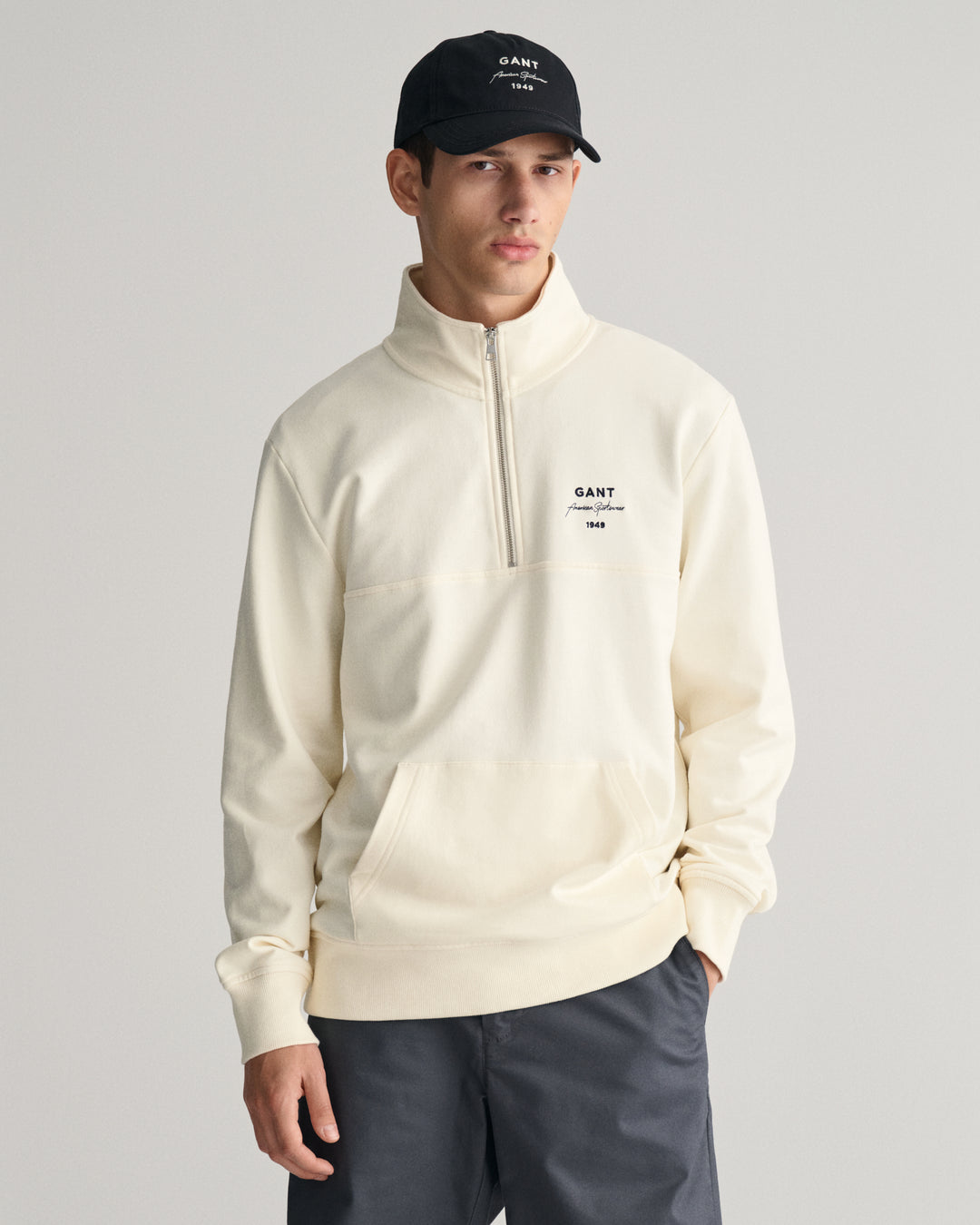 GANT Logo Script Jersey Halfzip/Duks 2037044