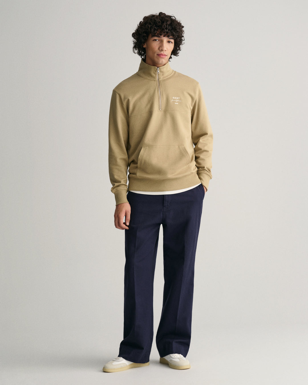 GANT Logo Script Jersey Halfzip/Duks 2037044