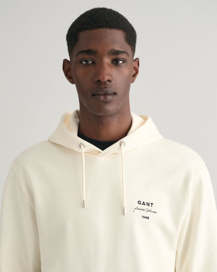 GANT Logo Script Hoodie/ Duks 2037045