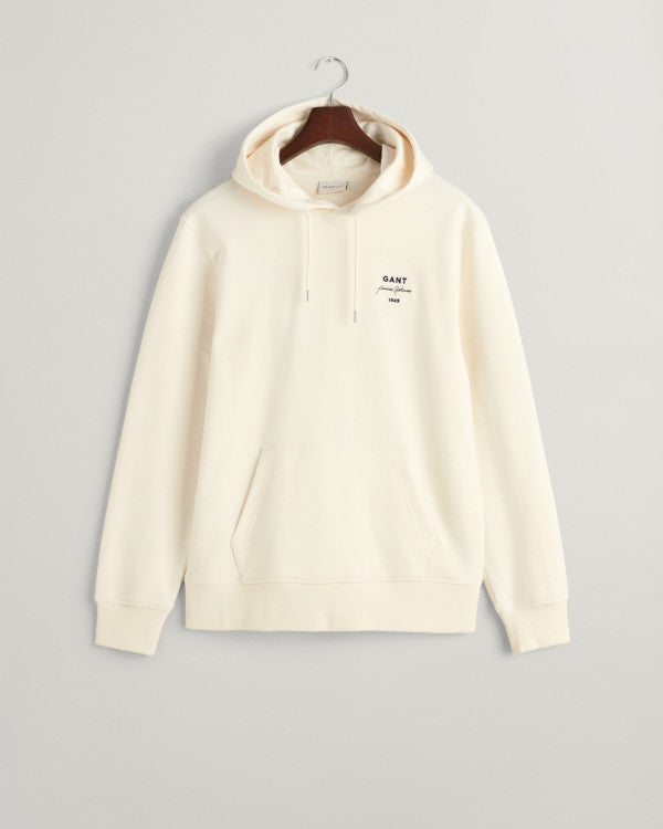 GANT Logo Script Hoodie/ Duks 2037045