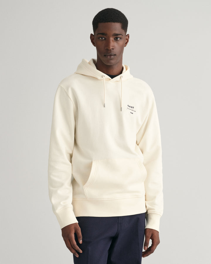 GANT Logo Script Hoodie/ Duks 2037045