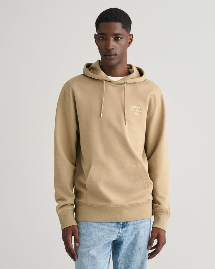 GANT Logo Script Hoodie/ Duks 2037045