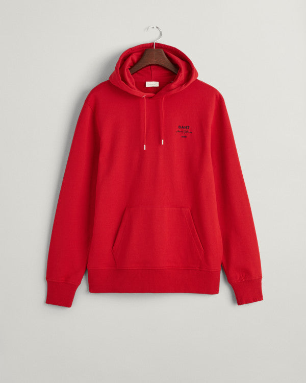 GANT Logo Script Hoodie/ Duks 2037045