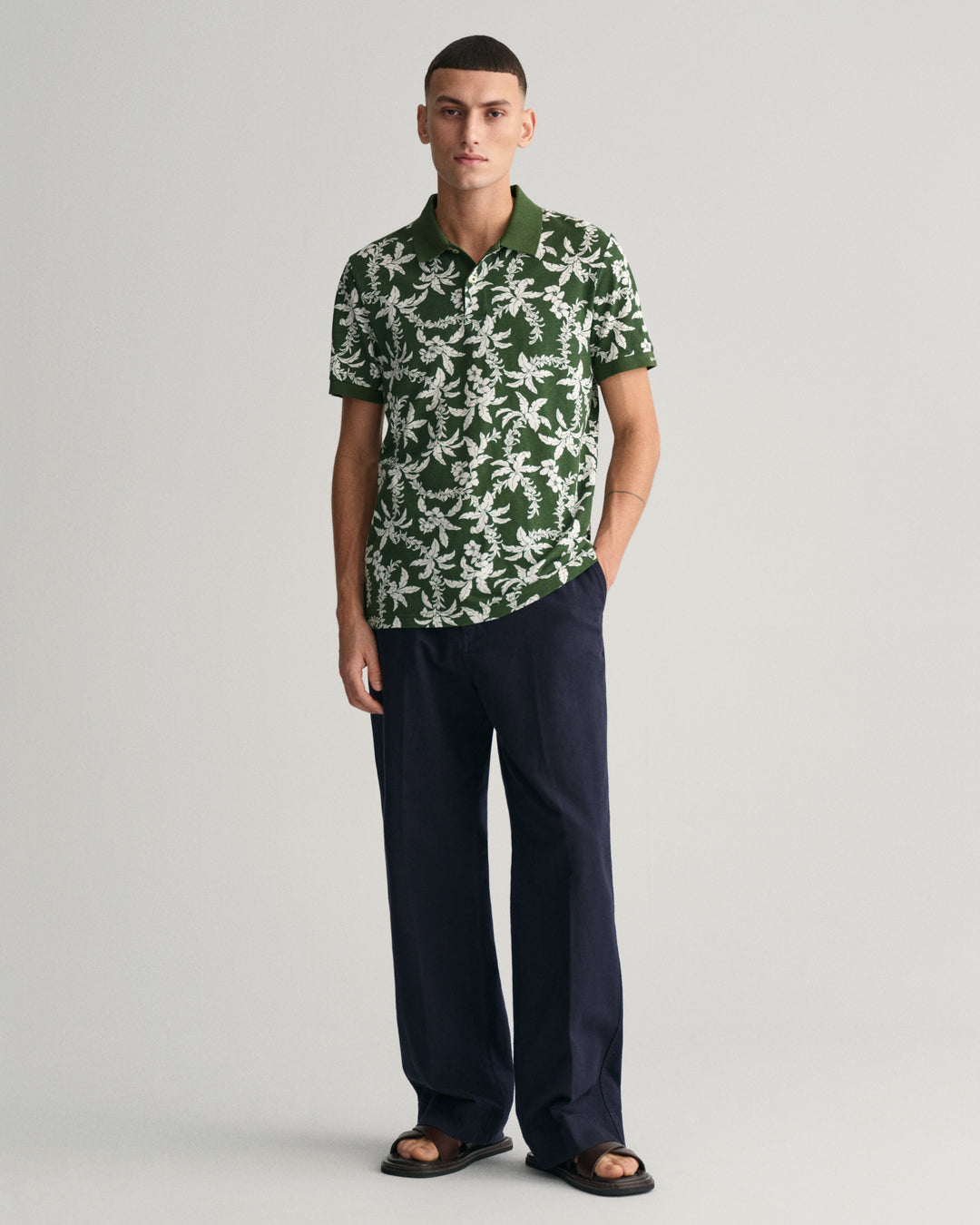 GANT Palm Lei Print Ss Polo/Polo majica 2062038