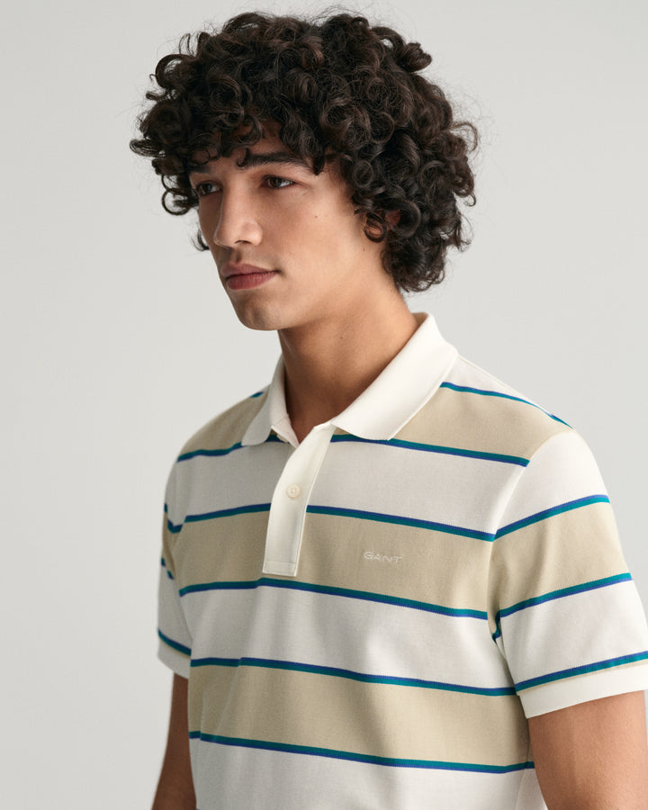 GANT Stripe Pique Ss Polo/Polo majica 2062039