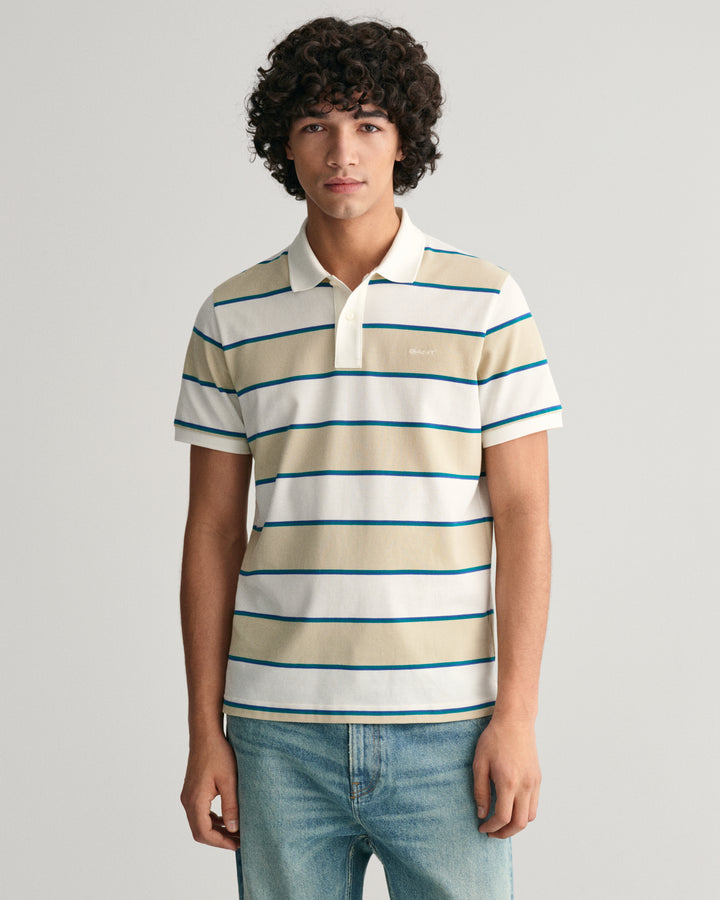 GANT Stripe Pique Ss Polo/Polo majica 2062039