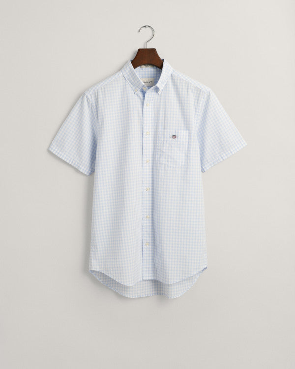 GANT Reg Poplin Gingham Ss Shirt/Košulja 3000121