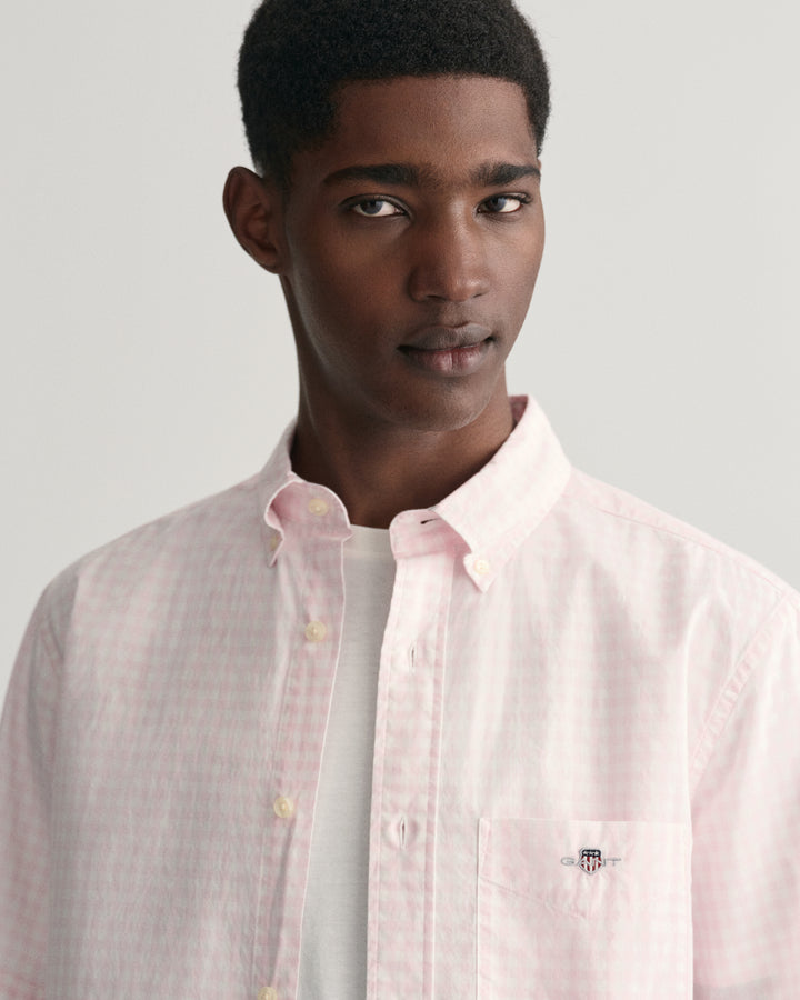 GANT Reg Poplin Gingham Ss Shirt/Košulja 3000121