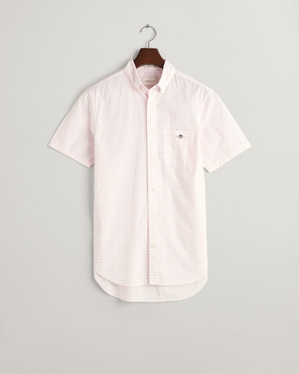 GANT Reg Poplin Gingham Ss Shirt/Košulja 3000121