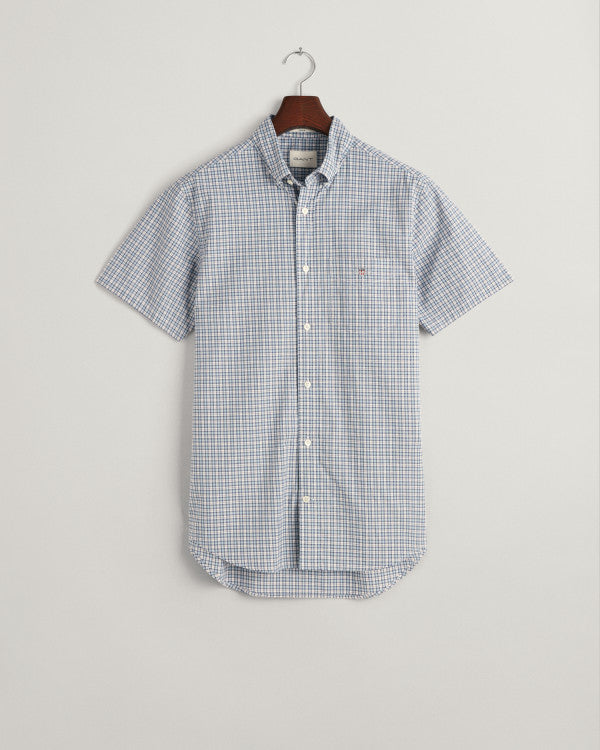 GANT Reg Poplin Microcheck Ss Shirt/Košulja 3240041