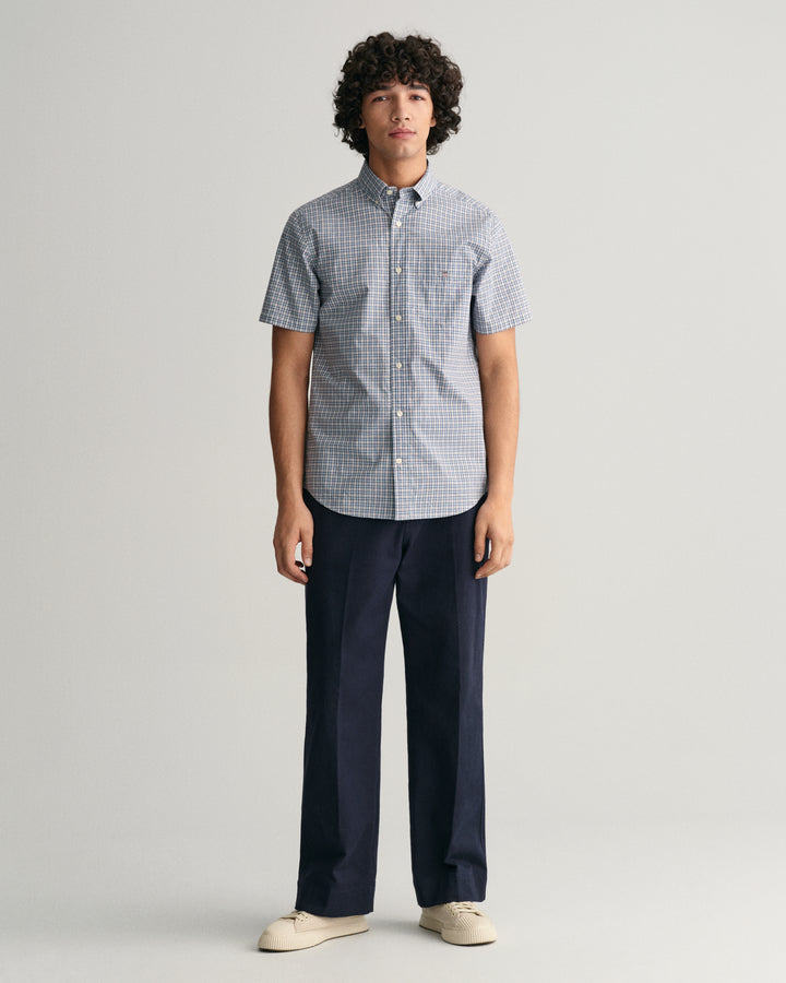 GANT Reg Poplin Microcheck Ss Shirt/Košulja 3240041