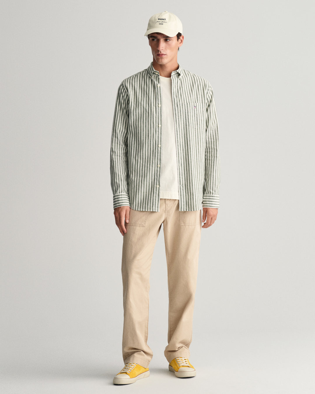 GANT Reg Cotton Linen Stripe Shirt/Košulja 3240060