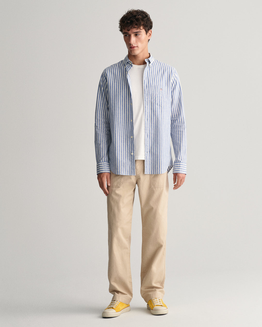 GANT Reg Cotton Linen Stripe Shirt/Košulja 3240060