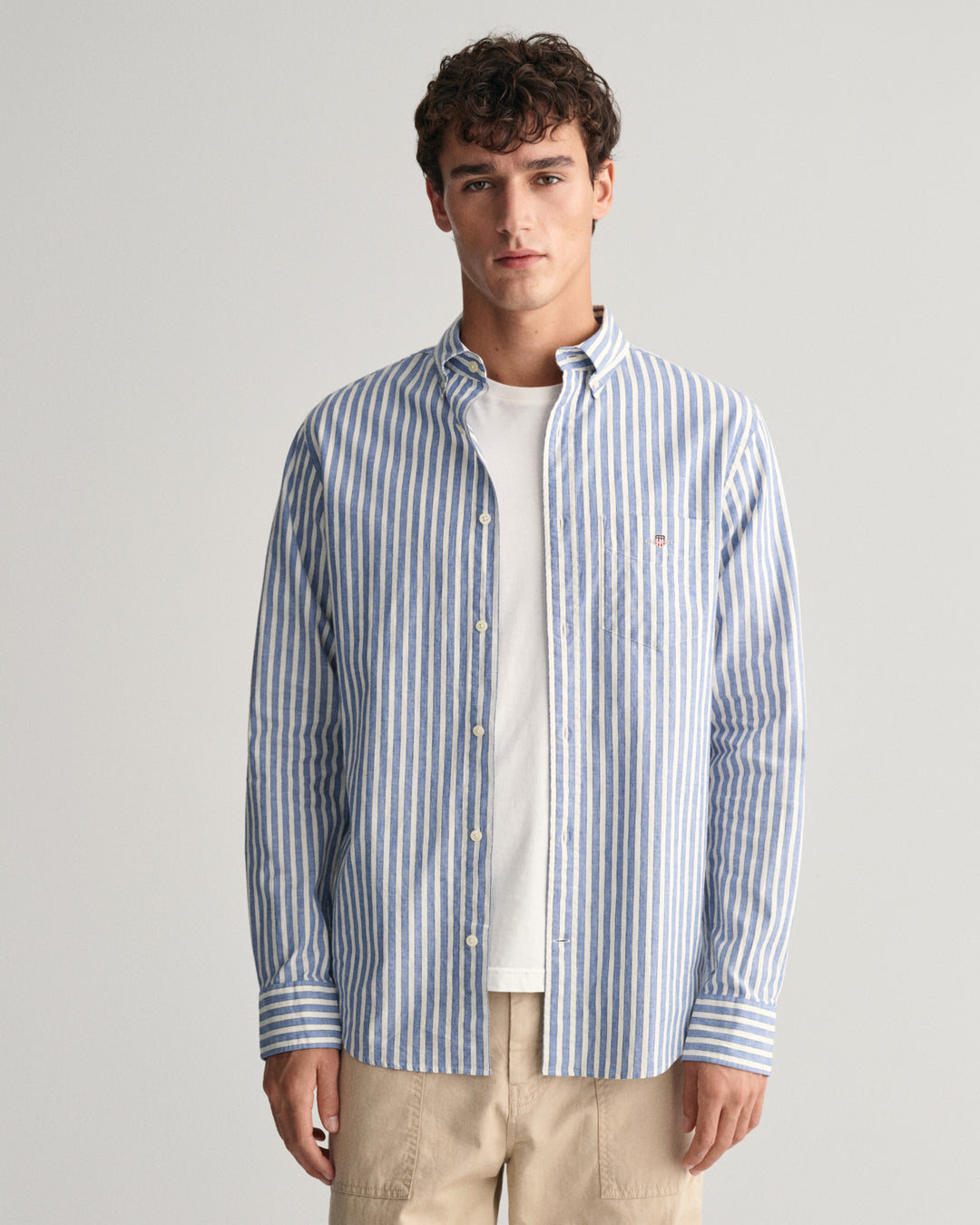 GANT Reg Cotton Linen Stripe Shirt/Košulja 3240060