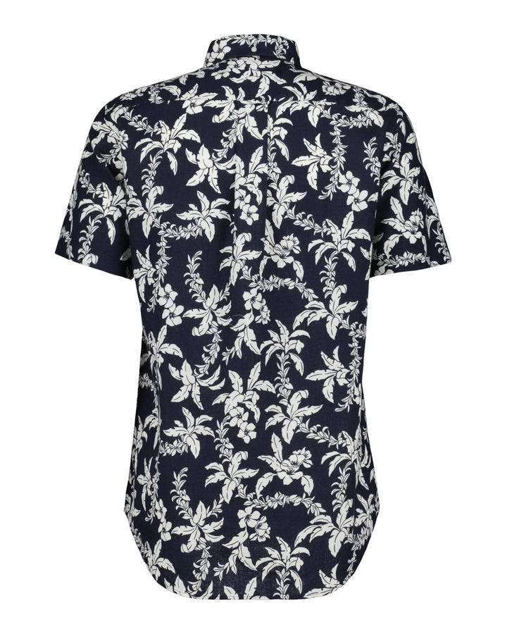 GANT Reg Cotton Linen Palm Ss Shirt/Košulja 3240075