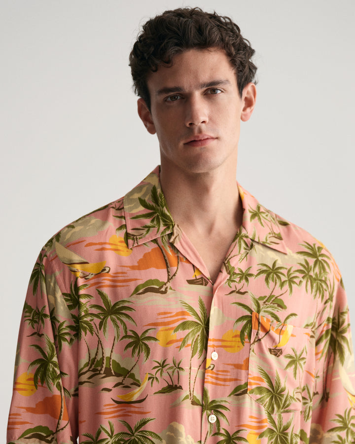 GANT Rel Viscose Hawaii Print Ss Shirt/Košulja 3240077