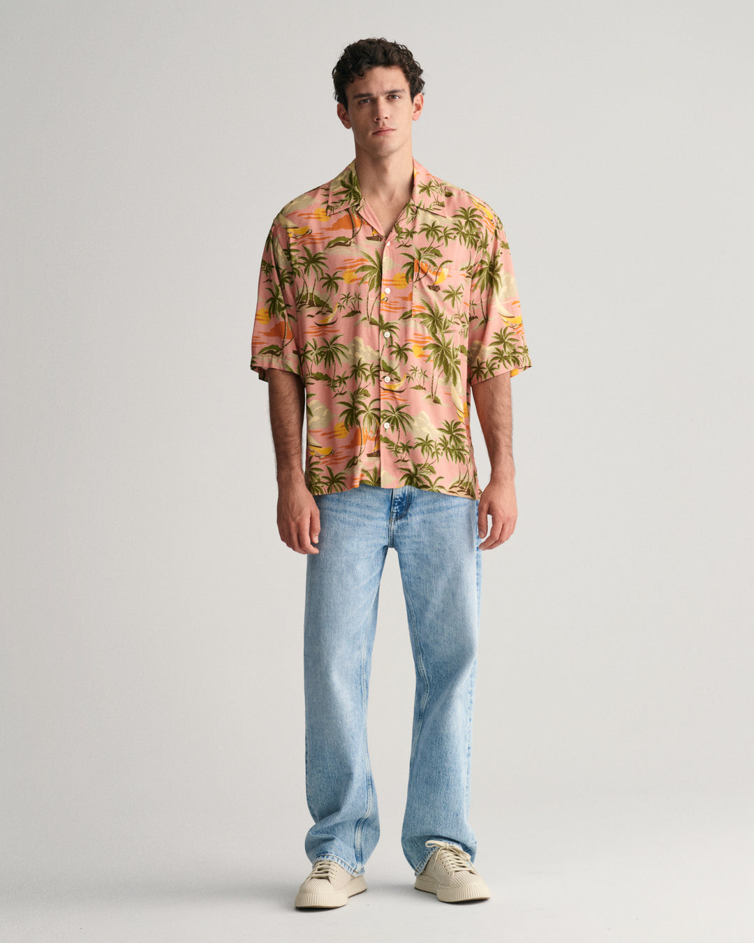 GANT Rel Viscose Hawaii Print Ss Shirt/Košulja 3240077