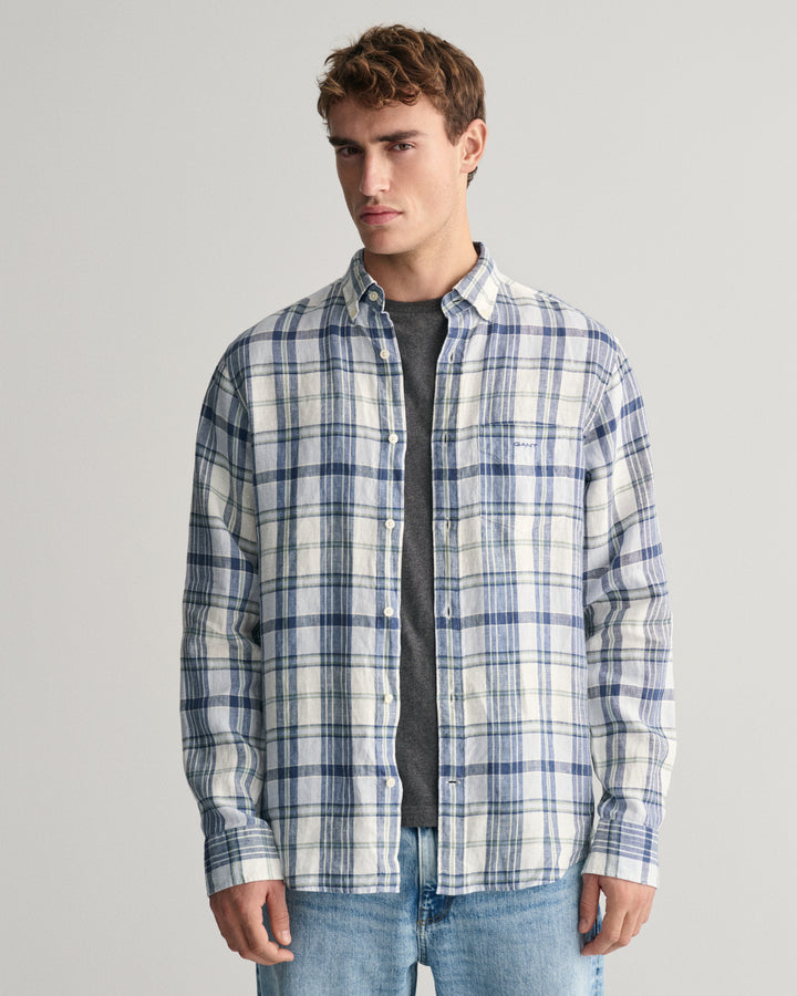 GANT Reg Linen Madras Shirt/Košulja 3240081