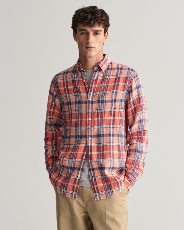 GANT Reg Linen Madras Shirt/Košulja 3240081