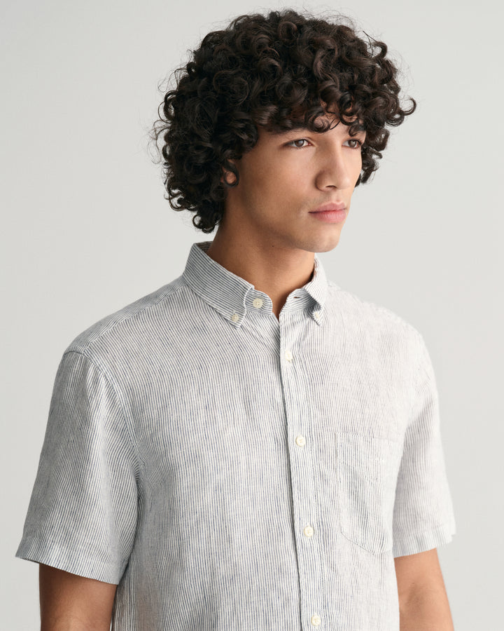 GANT Reg Linen Stripe Ss Shirt/Košulja 3240106