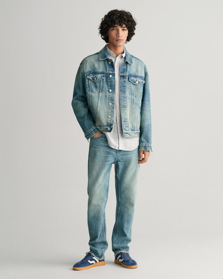 GANT Reg Linen Stripe Ss Shirt/Košulja 3240106