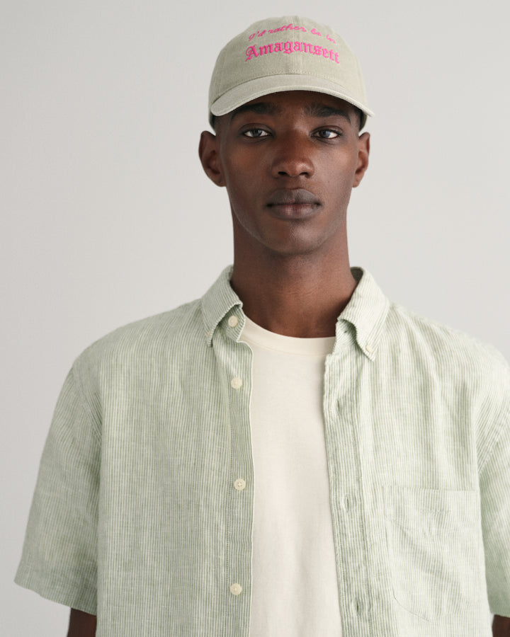GANT Reg Linen Stripe Ss Shirt/Košulja 3240106