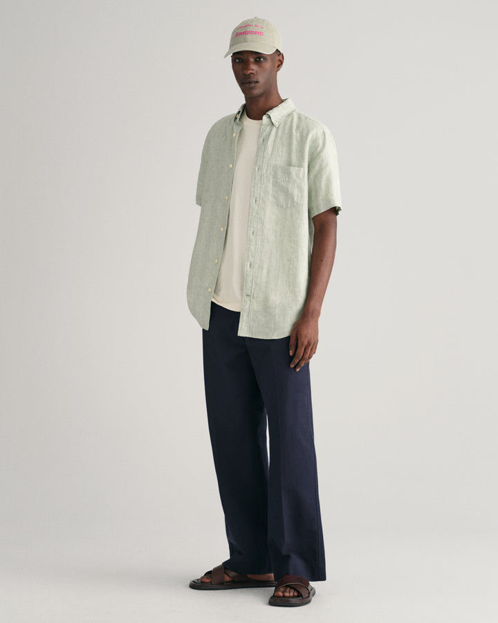 GANT Reg Linen Stripe Ss Shirt/Košulja 3240106