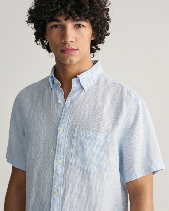 GANT Reg Linen Stripe Ss Shirt/Košulja 3240106