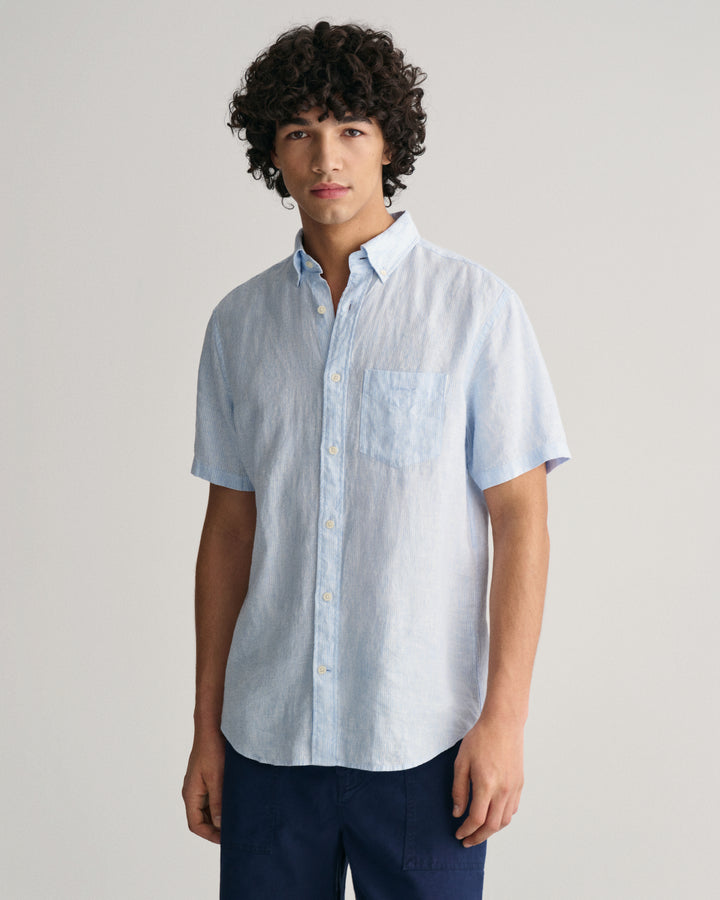 GANT Reg Linen Stripe Ss Shirt/Košulja 3240106