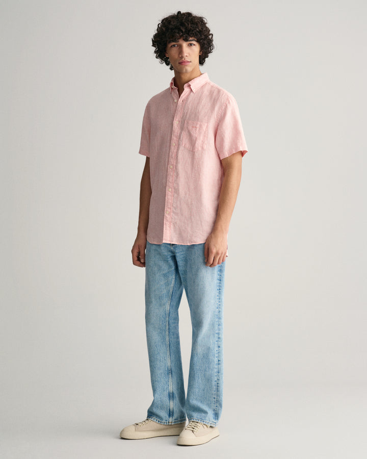 GANT Reg Linen Stripe Ss Shirt/Košulja 3240106