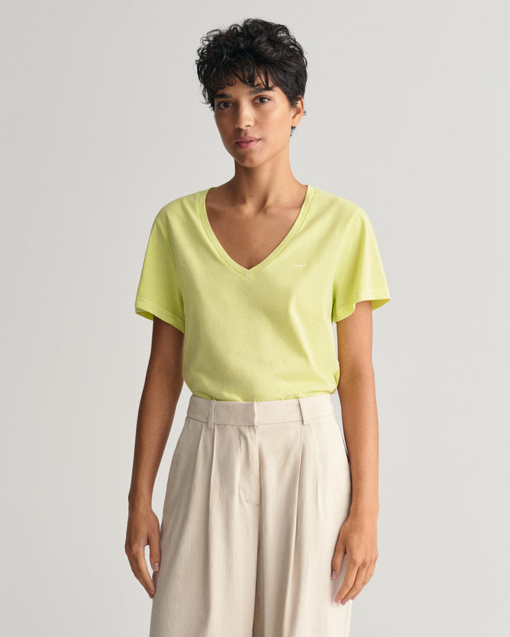 GANT Reg Sunfaded Ss V-Neck T-Shirt/Majica 4200867