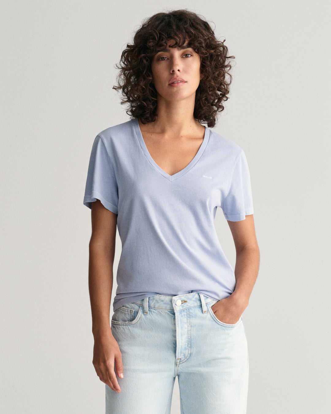 GANT Reg Sunfaded Ss V-Neck T-Shirt/Majica 4200867