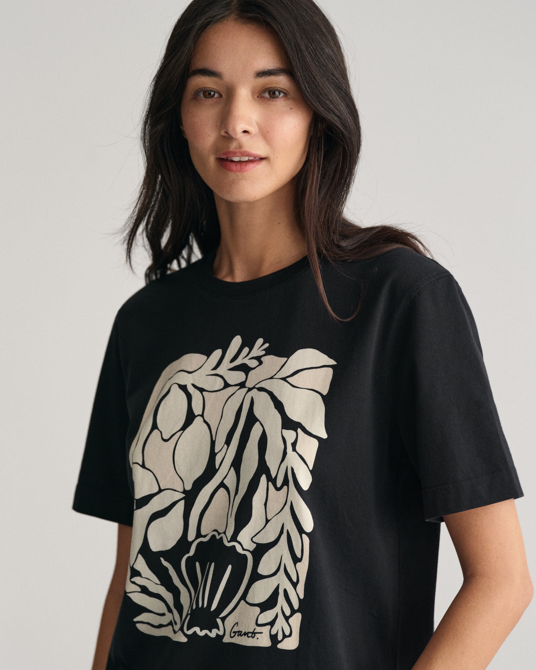 GANT Rel Palm Print Ss T-Shirt/Majica 4200882