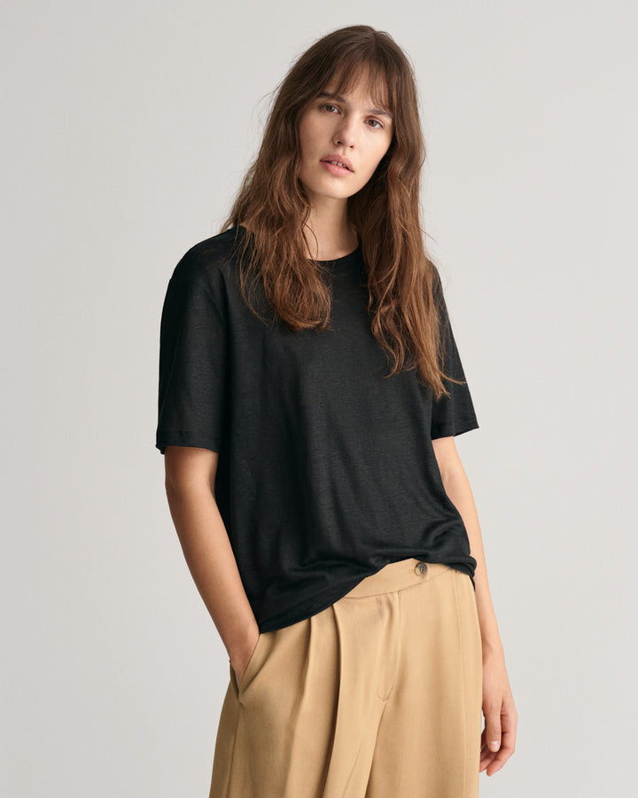 GANT Linen Ss T-Shirt/Majica 4203486